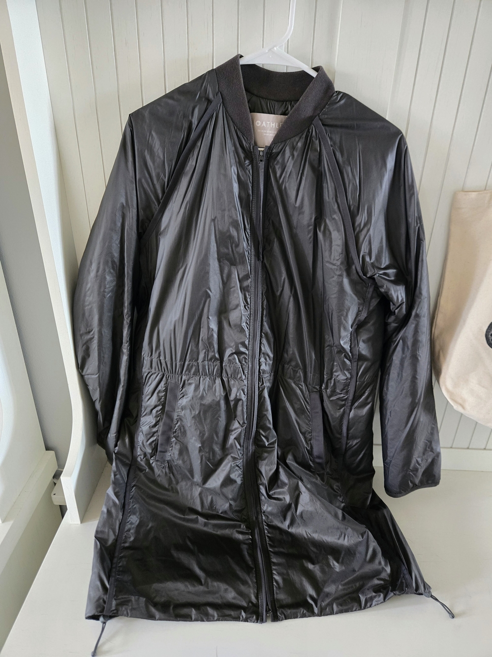 Athleta Lightweight Long Bomber Jacket Small-Medium